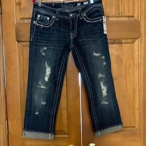 Miss Me Cropped Denim